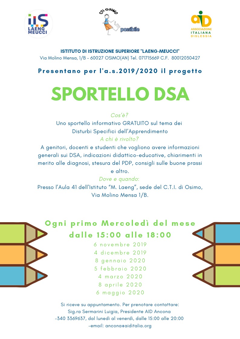 sportello dsa 2019 20