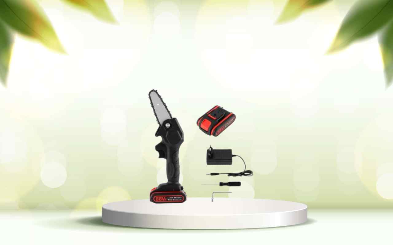 Scopri la mini motosega a batteria: velocizza la potatura con facilità e precisione